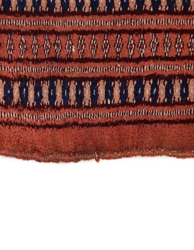 Detail image of  6' 3 x 10' 1  Hand Knotted Bokhara Oriental Wool Rug