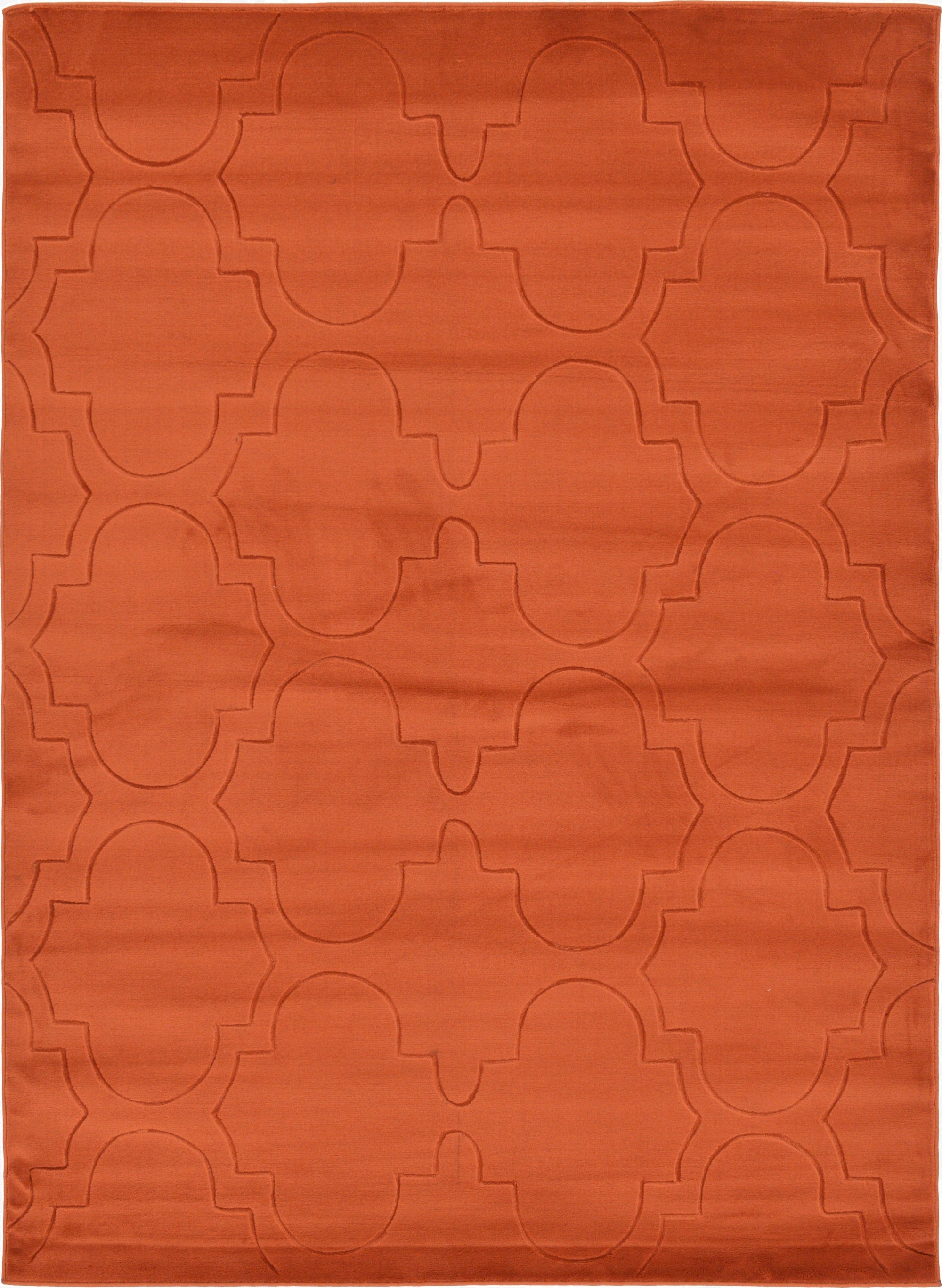  7' x 10' Carved Lattice Rug