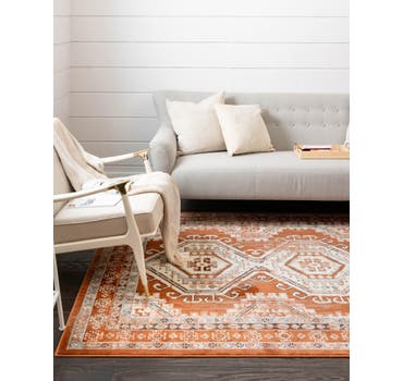 Terracotta 7' x 10' Charlotte Rug | Rugs.com