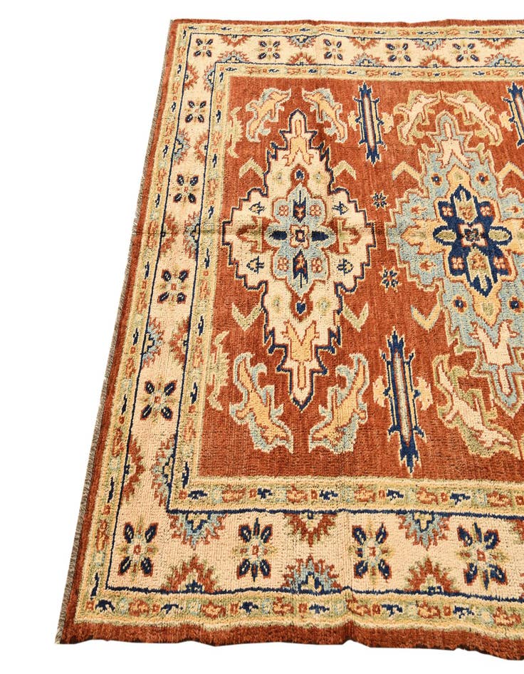 Detail image of  5' 8 x 7' 10  Hand Knotted Darya Wool Rug