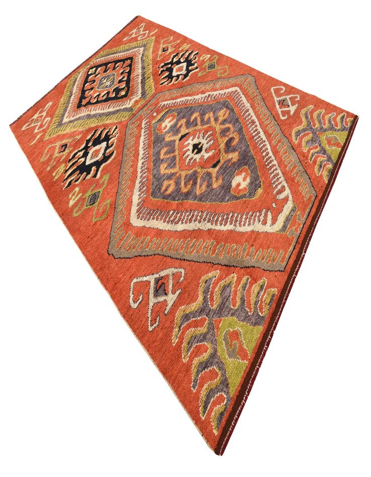 Detail image of  6' 8 x 10' 6  Hand Knotted Darya Wool Rug