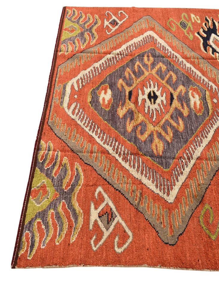 Detail image of  6' 8 x 10' 6  Hand Knotted Darya Wool Rug