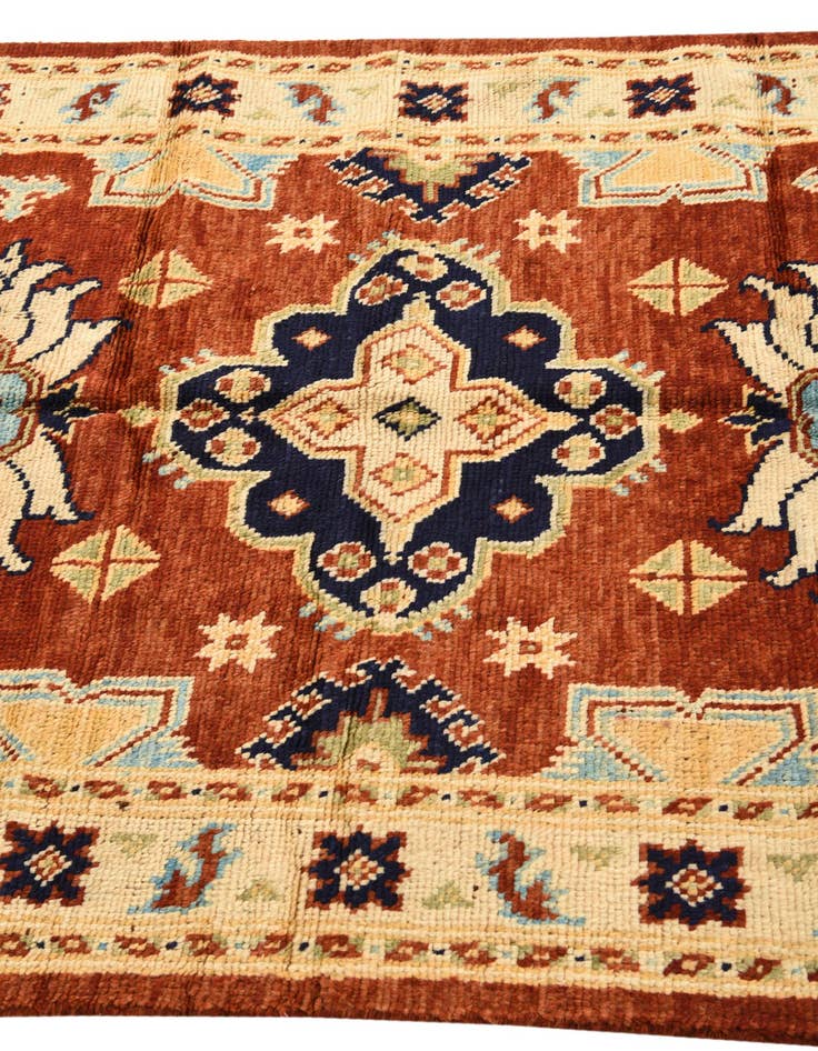 Detail image of  4' 2 x 6'  Hand Knotted Darya Wool Rug