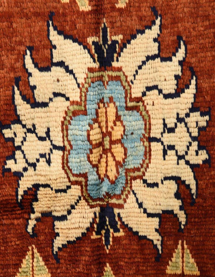 Detail image of  4' 2 x 6'  Hand Knotted Darya Wool Rug