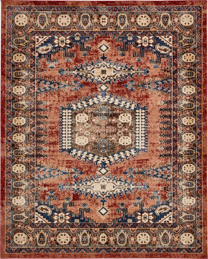 Terracotta 8' x 10' Eden Rug | Rugs.com