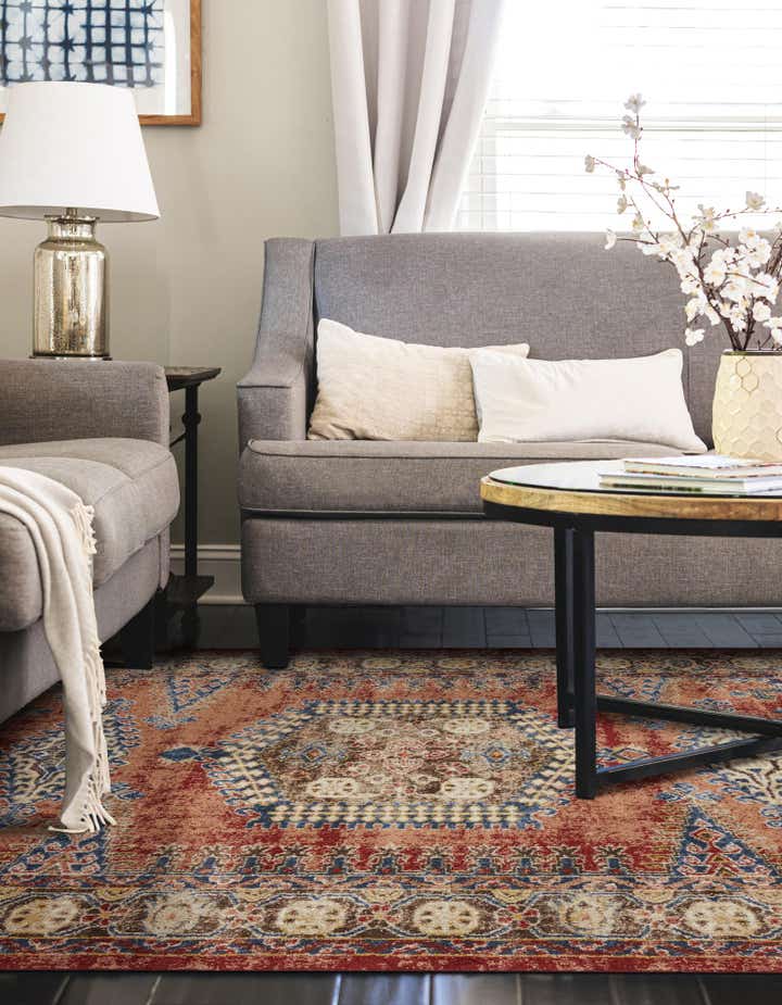 Terracotta 8' x 10' Eden Rug | Rugs.com