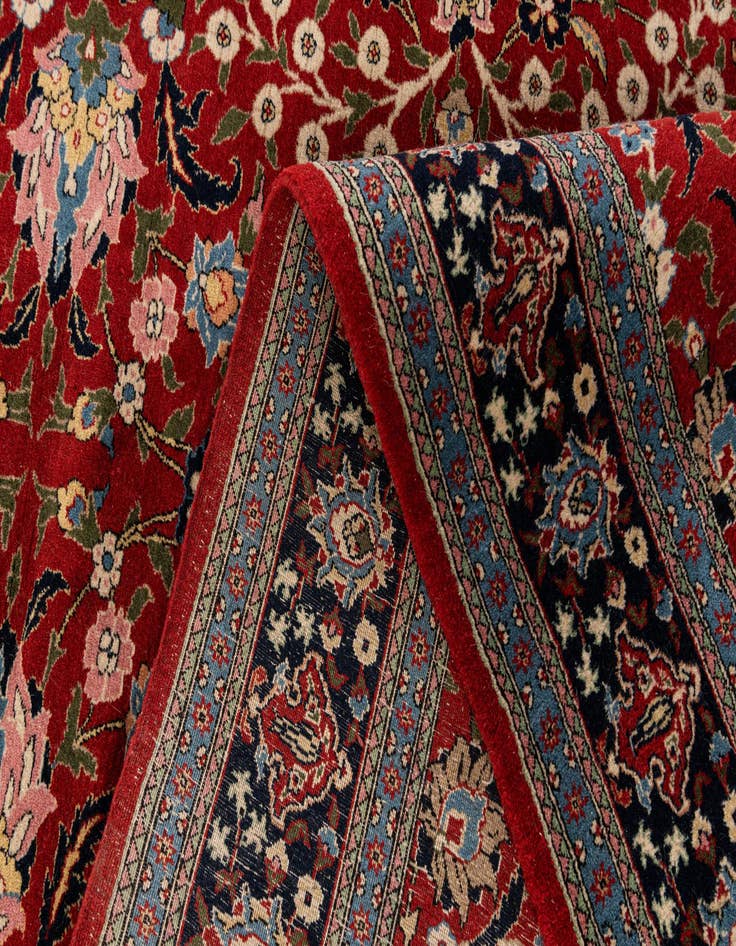 Detail image of  6' 2 x 9' 1  Hand Knotted Farahan Oriental Wool Rug