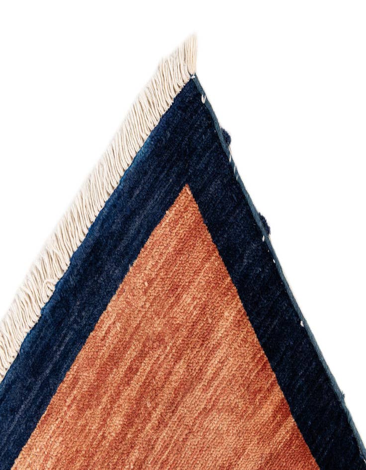 Detail image of  4' 3 x 6'  Hand Knotted Gabbeh Wool Rug