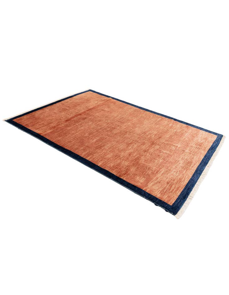 Detail image of  4' 3 x 6'  Hand Knotted Gabbeh Wool Rug