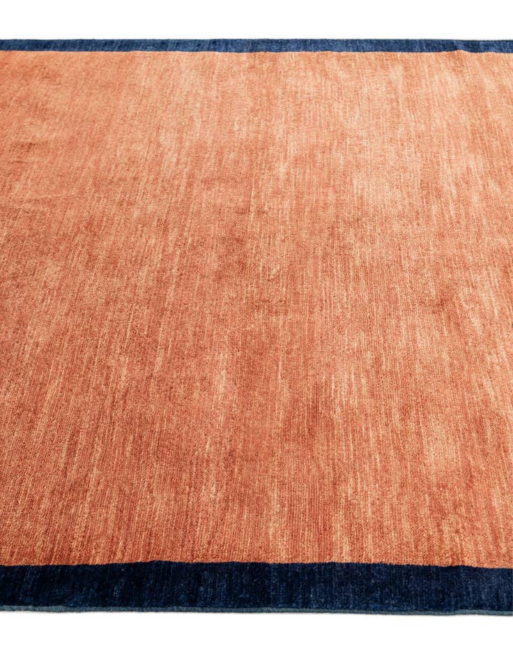 Detail image of  4' 3 x 6'  Hand Knotted Gabbeh Wool Rug