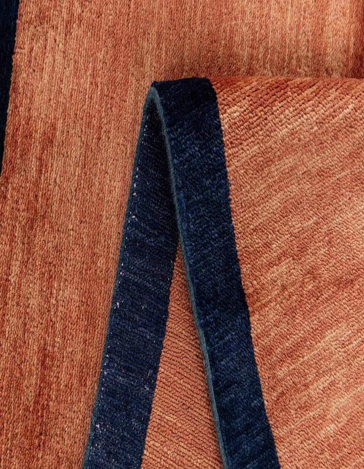 Detail image of  4' 3 x 6'  Hand Knotted Gabbeh Wool Rug