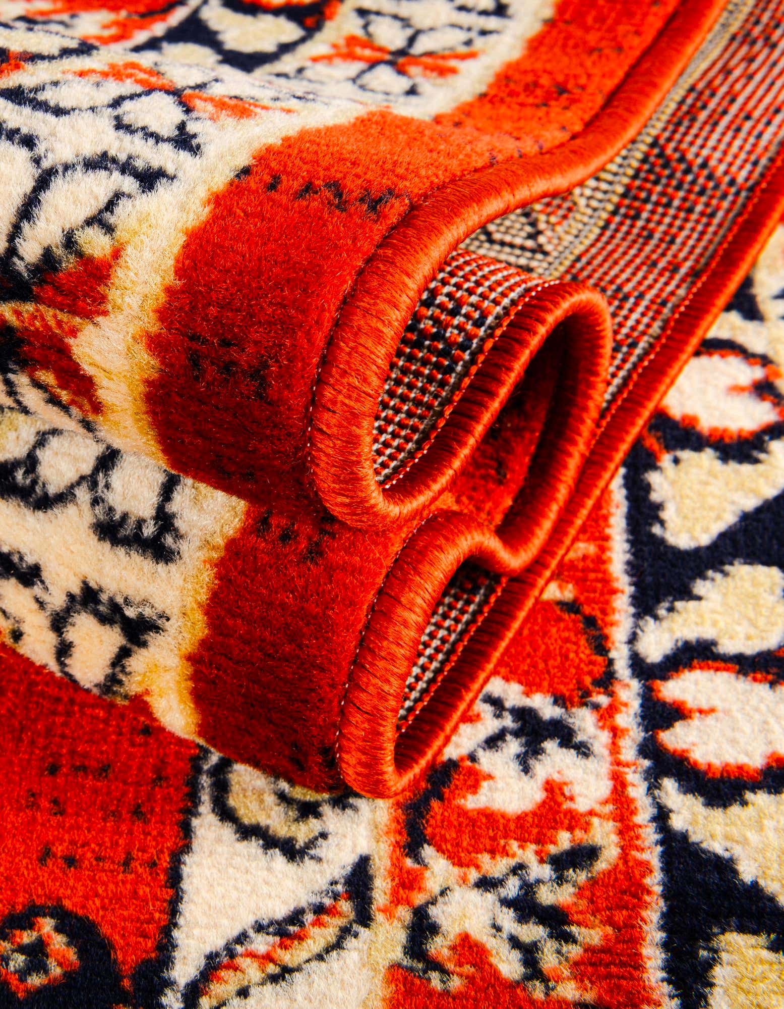 Terracotta 9' x 12' Heris Rug | Rugs.com