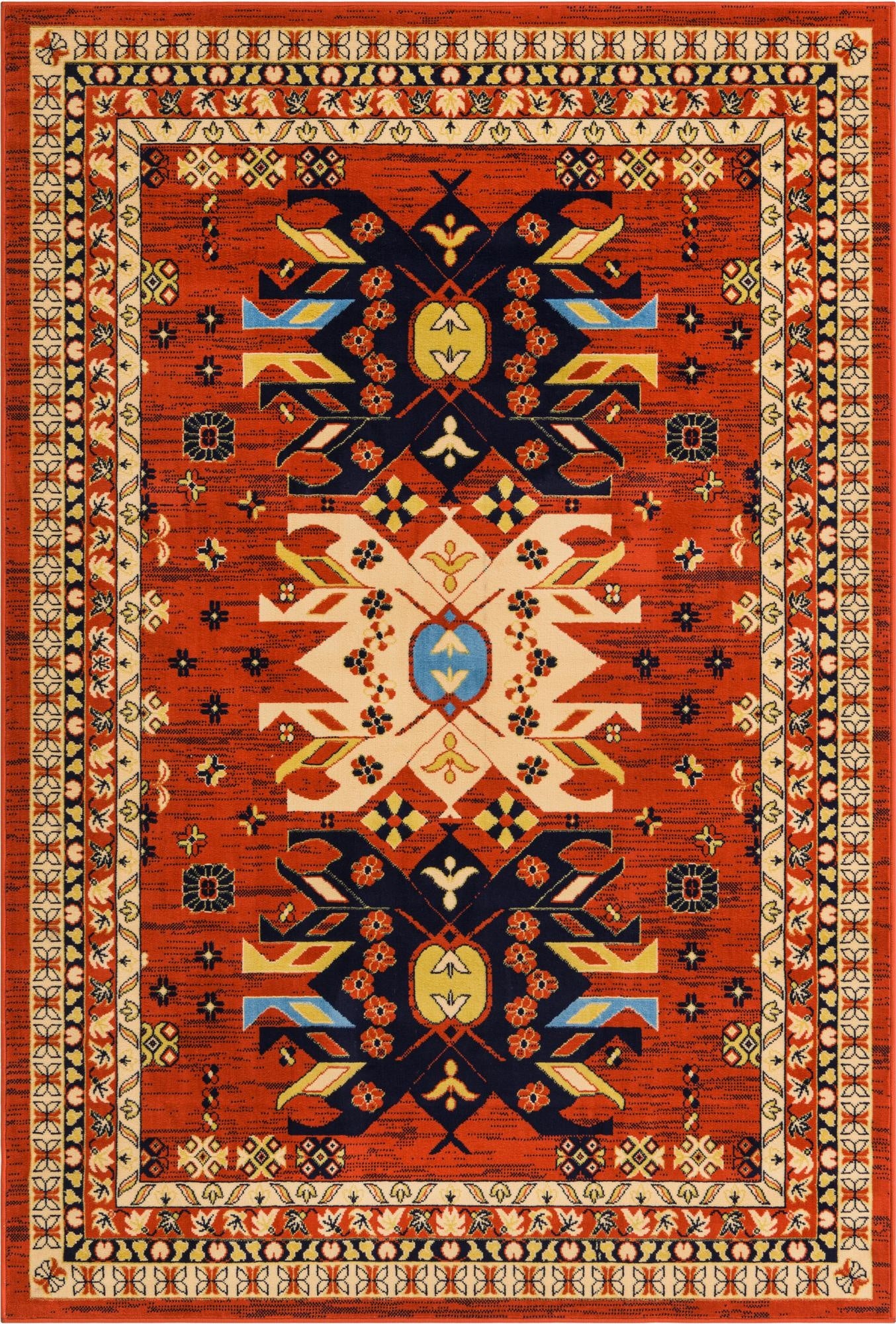  6' x 9' Heris Rug