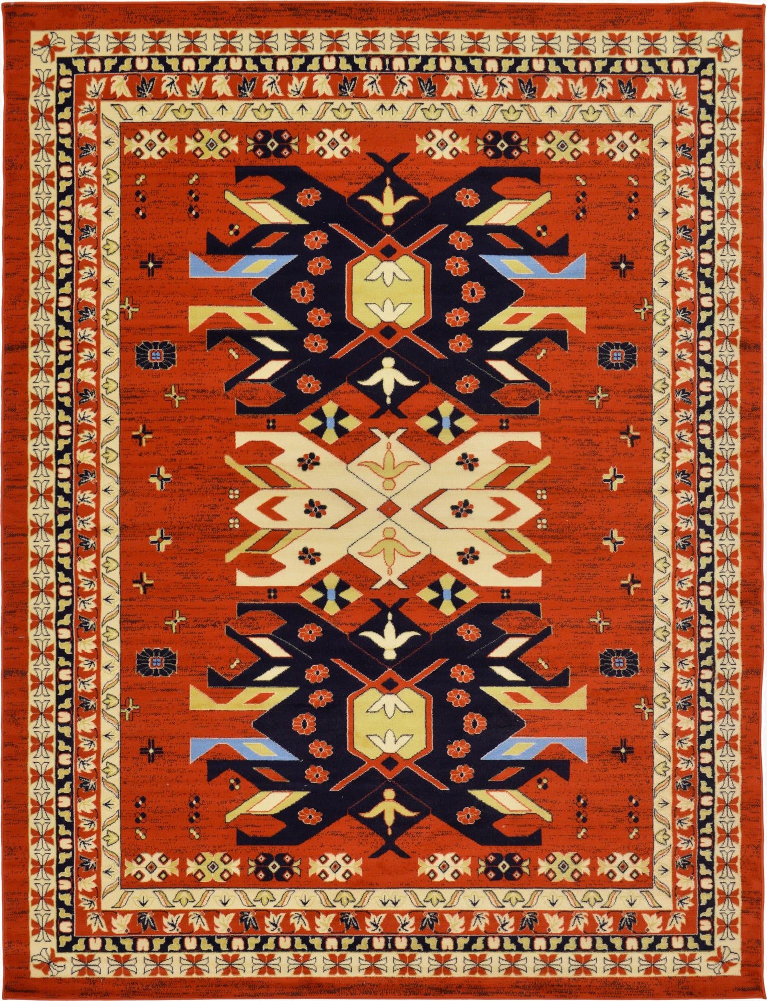  9' x 12' Heris Rug