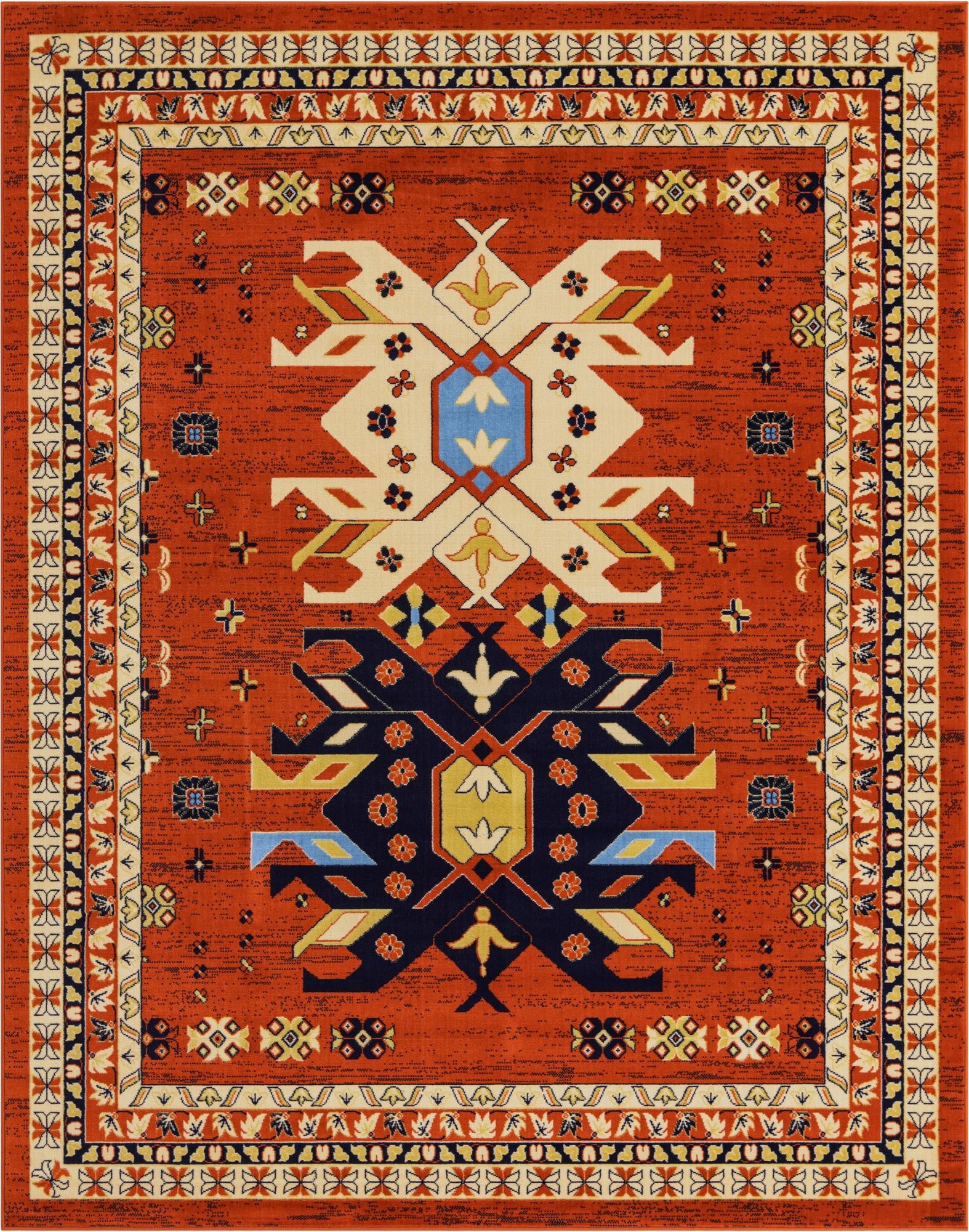  7' 10 x 10' Heris Rug