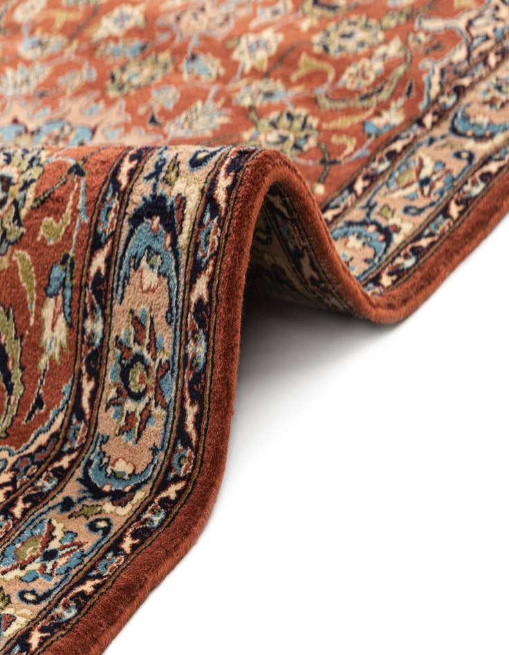 Detail image of  4' x 6' 1  Hand Knotted Isfahan Oriental Wool Rug