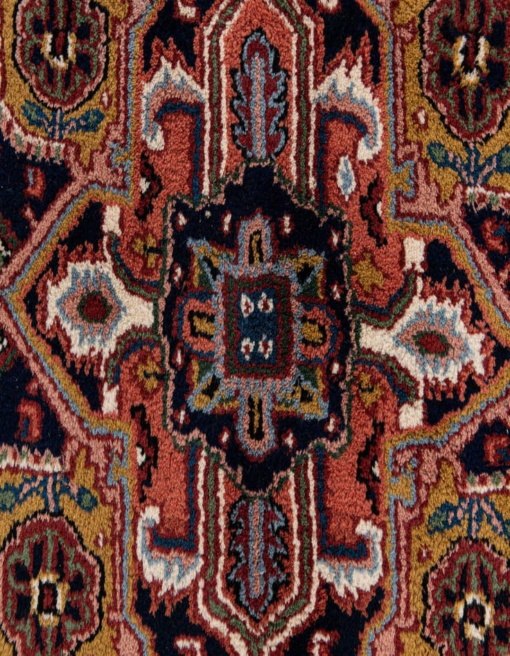 Detail image of  6' 4 x 10' 7  Hand Knotted Jaipur Agra Wool Rug
