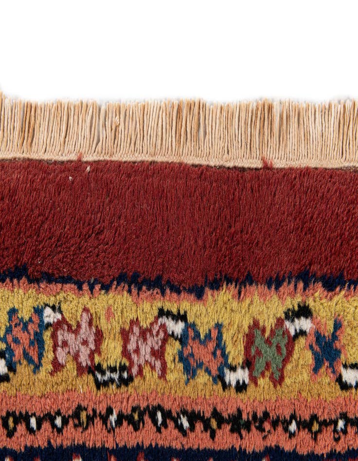 Detail image of  6' 4 x 10' 7  Hand Knotted Jaipur Agra Wool Rug