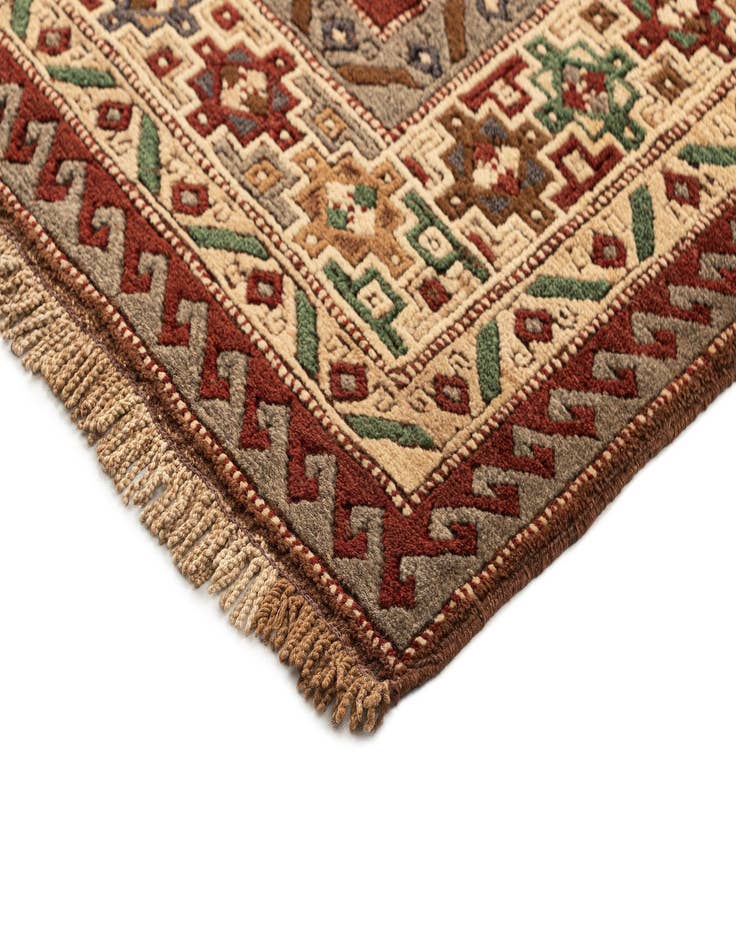 Detail image of  5' 4 x 8' 2  Hand Knotted Kars Wool Rug