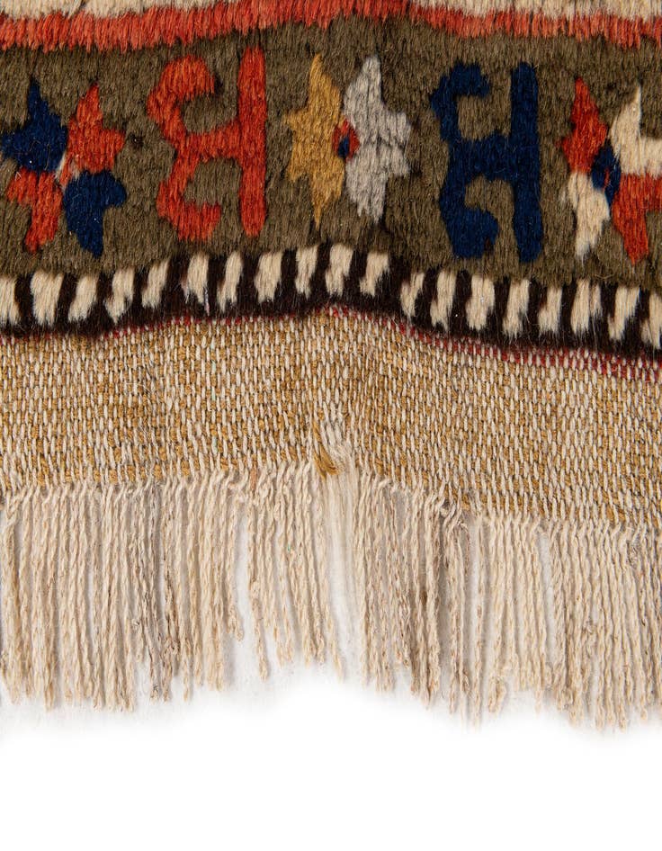 Detail image of  3' 6 x 5' 2  Hand Knotted Kars Wool Rug