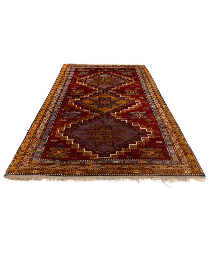 Detail image of  5' 6 x 9' 3  Hand Knotted Kars Wool Rug