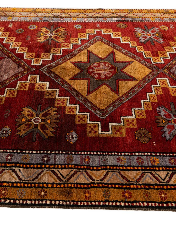 Detail image of  5' 6 x 9' 3  Hand Knotted Kars Wool Rug