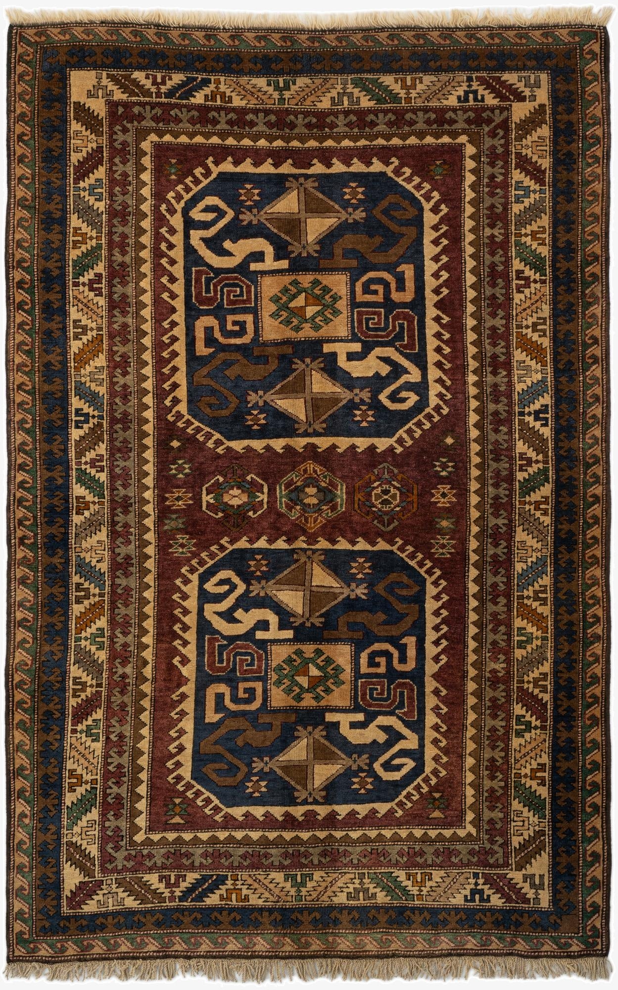 4' 7 x 7' 4 Kars Wool Rug