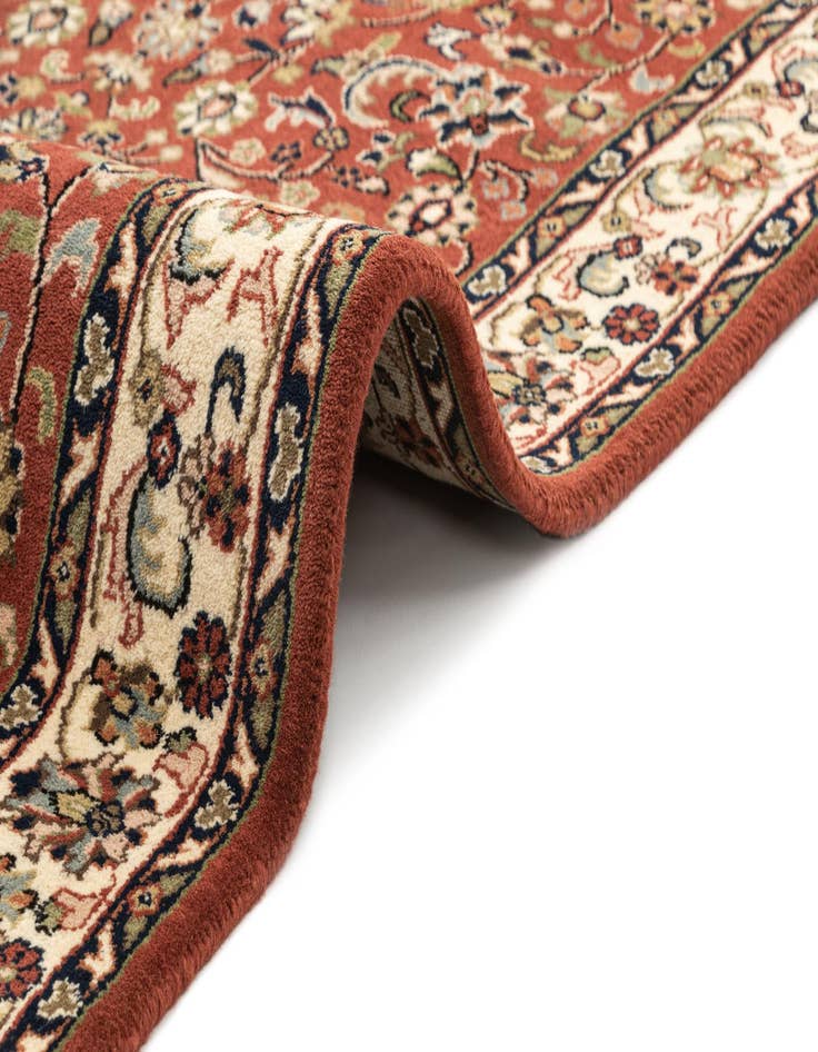 Detail image of  4' x 6'  Hand Knotted Kashan Wool Rug