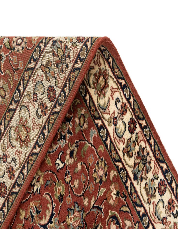 Detail image of  4' x 6'  Hand Knotted Kashan Wool Rug