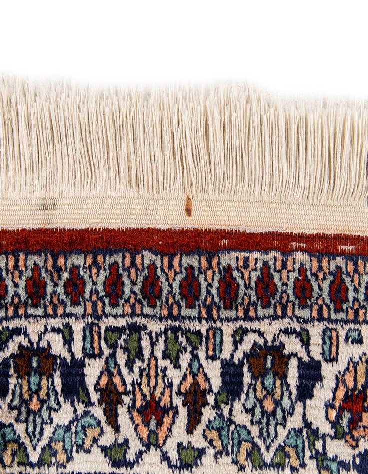 Detail image of 2' 1 x 3' Hand Knotted Kashmir Oriental Wool Rug