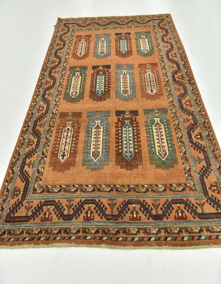 Detail image of  7' 2 x 9' 5  Hand Knotted Kazak Rug