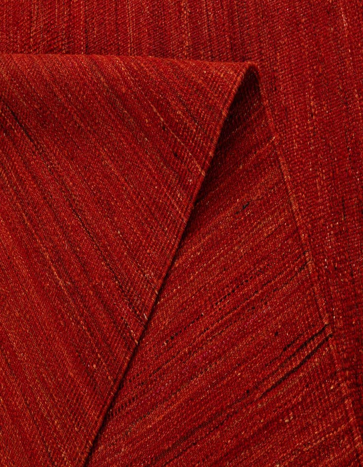 Detail image of  6' 8 x 9' 6  Hand Woven Kilim Modern Wool Rug