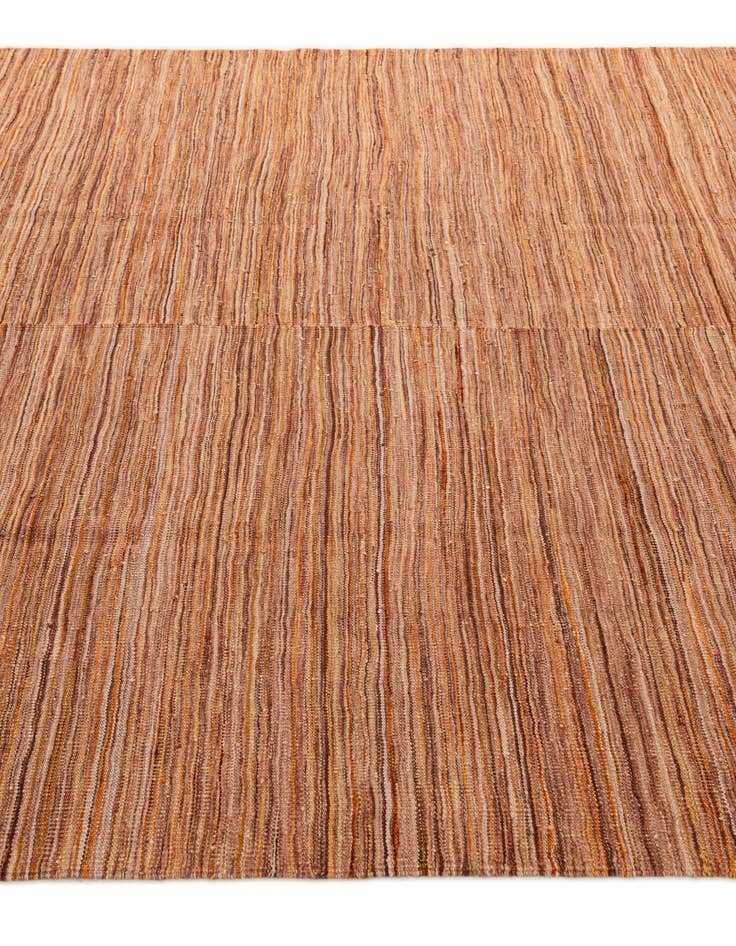 Detail image of  6' 8 x 9' 9  Hand Woven Kilim Modern Wool Rug