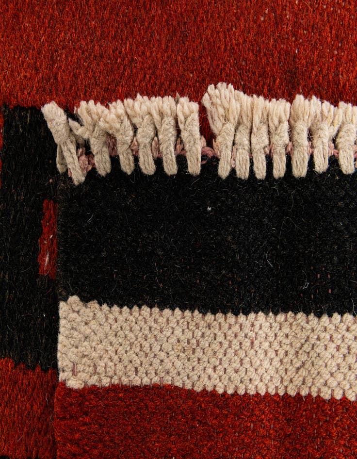 Detail image of  1' 10 x 3' 4  Hand Woven Kilim Wool Rug