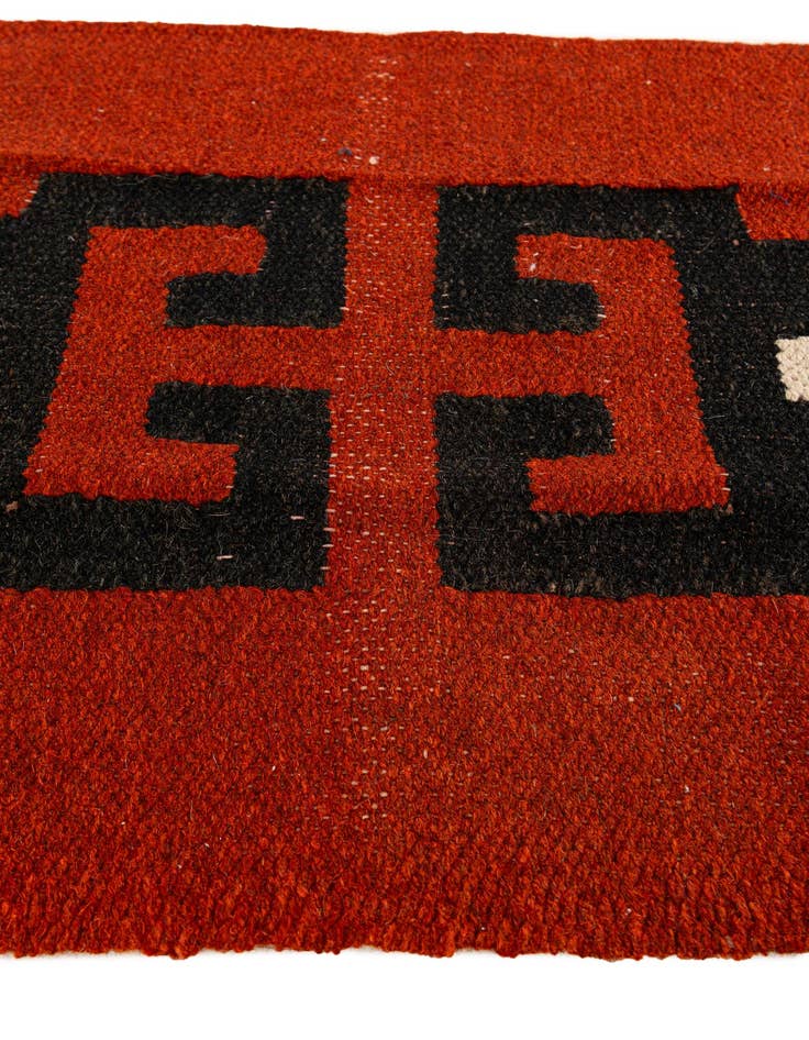 Detail image of  1' 10 x 3' 4  Hand Woven Kilim Wool Rug