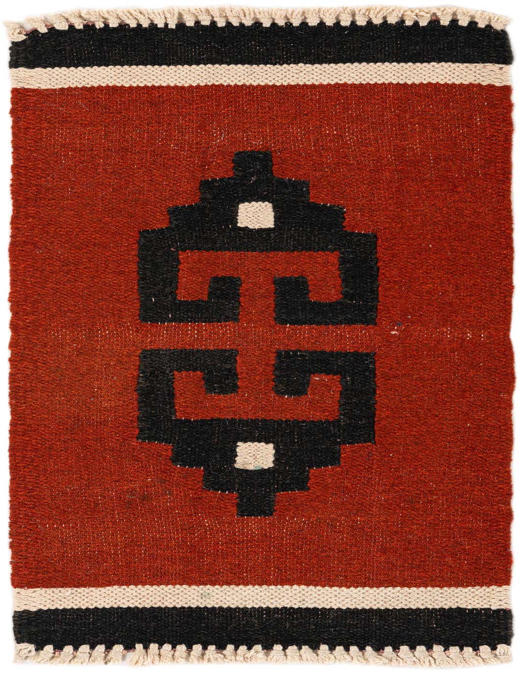 Primary image  1' 10 x 3' 4  Hand Woven Kilim Wool Rug