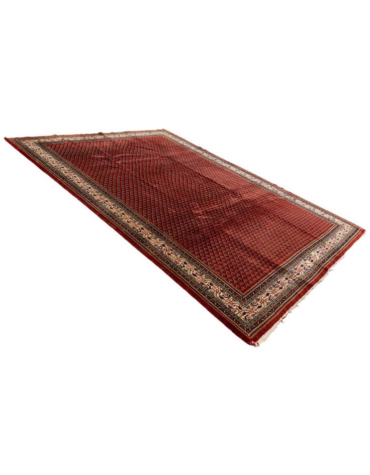 Detail image of  7' 11 x 10' 8  Hand Knotted Mir Wool Rug