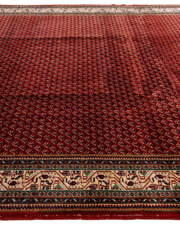 Detail image of  7' 11 x 10' 8  Hand Knotted Mir Wool Rug