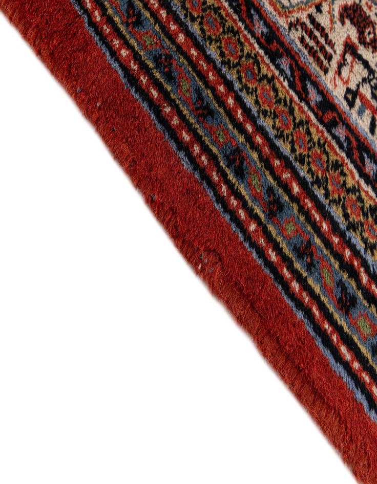 Detail image of  6' 6 x 10'  Hand Knotted Mir Wool Rug