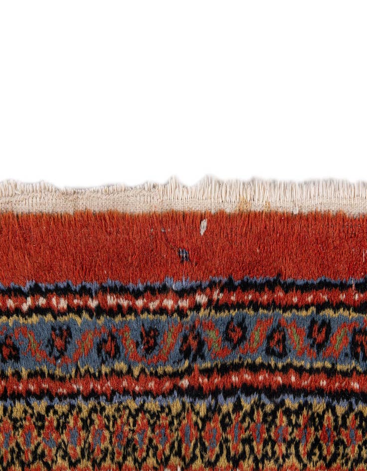 Detail image of  6' 6 x 10'  Hand Knotted Mir Wool Rug