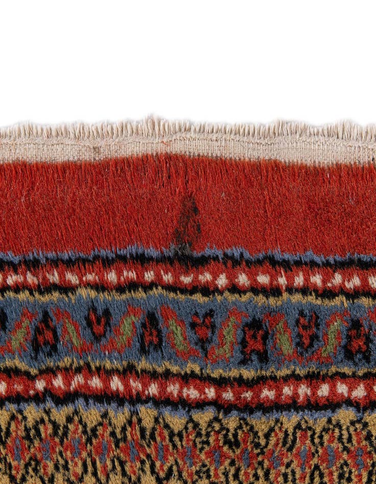 Detail image of  6' 6 x 10'  Hand Knotted Mir Wool Rug