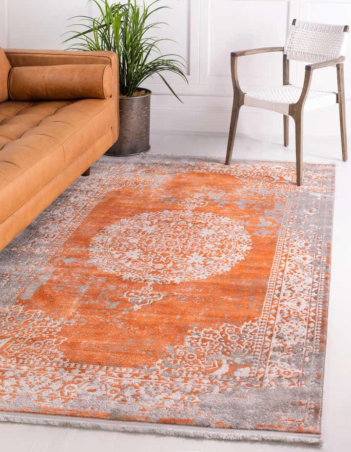 Terracotta 5' x 8' Modern Classical Rug | Rugs.com