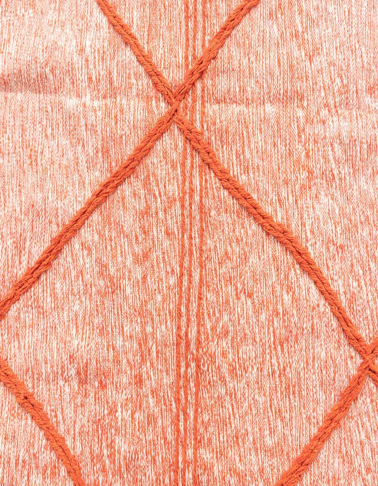 Detail image of  6' 5 x 10' 2  Hand Knotted Moroccan Wool Rug