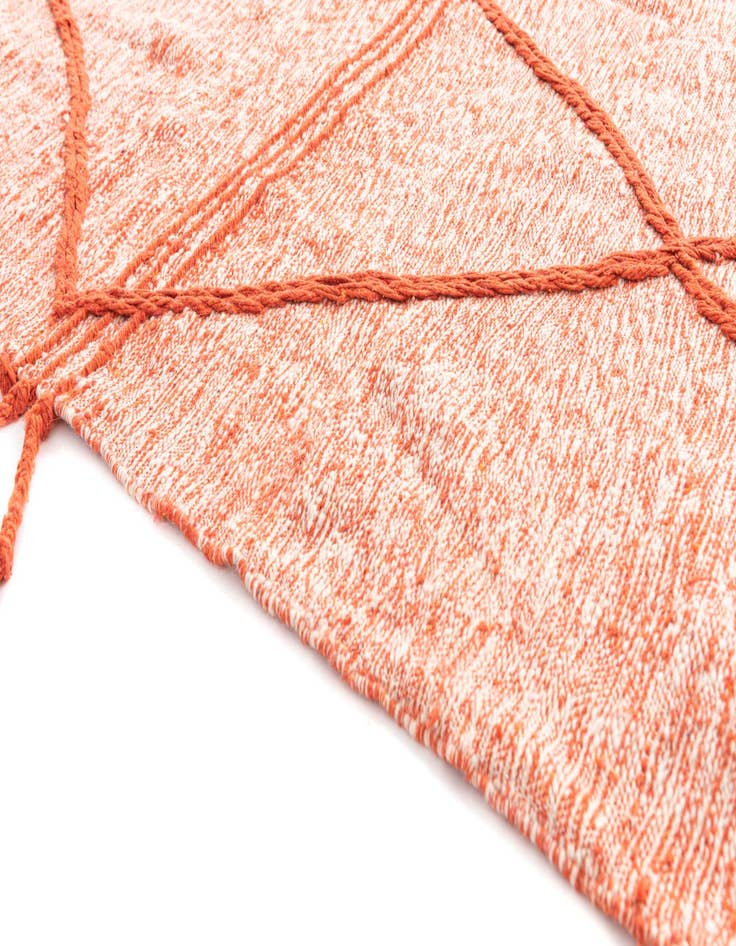 Detail image of  6' 5 x 10' 2  Hand Knotted Moroccan Wool Rug