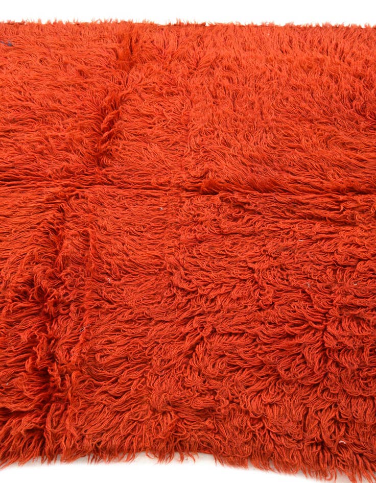 Detail image of  4' 1 x 6' 1  Hand Knotted Moroccan Wool Rug