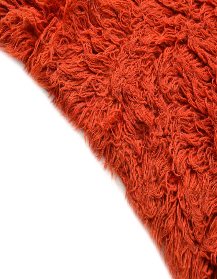 Detail image of  4' 1 x 6' 1  Hand Knotted Moroccan Wool Rug