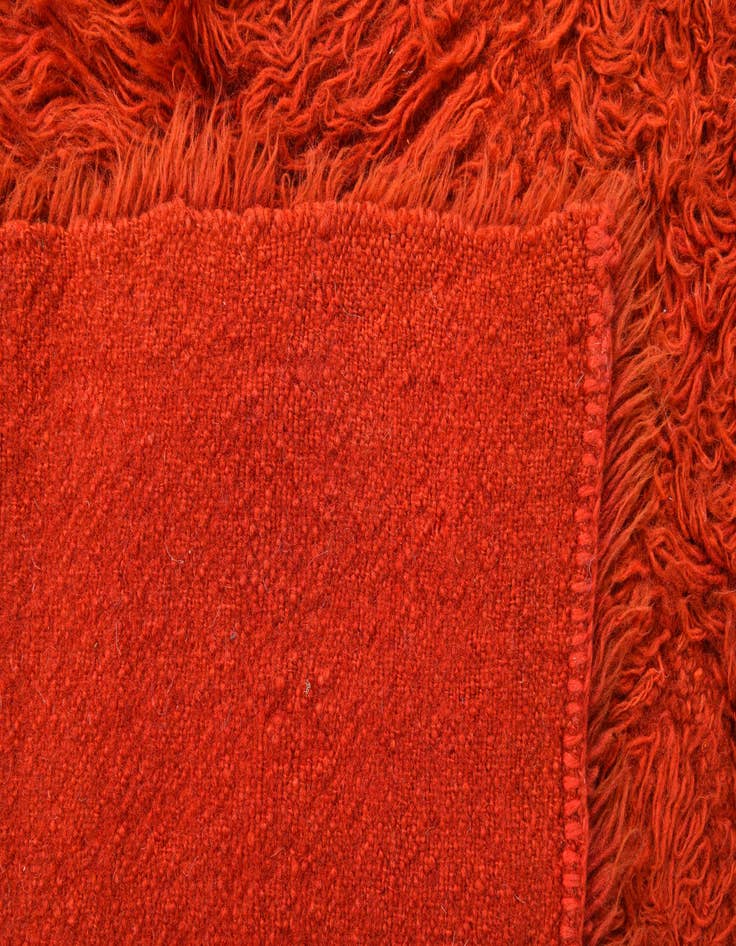 Detail image of  4' 1 x 6' 1  Hand Knotted Moroccan Wool Rug