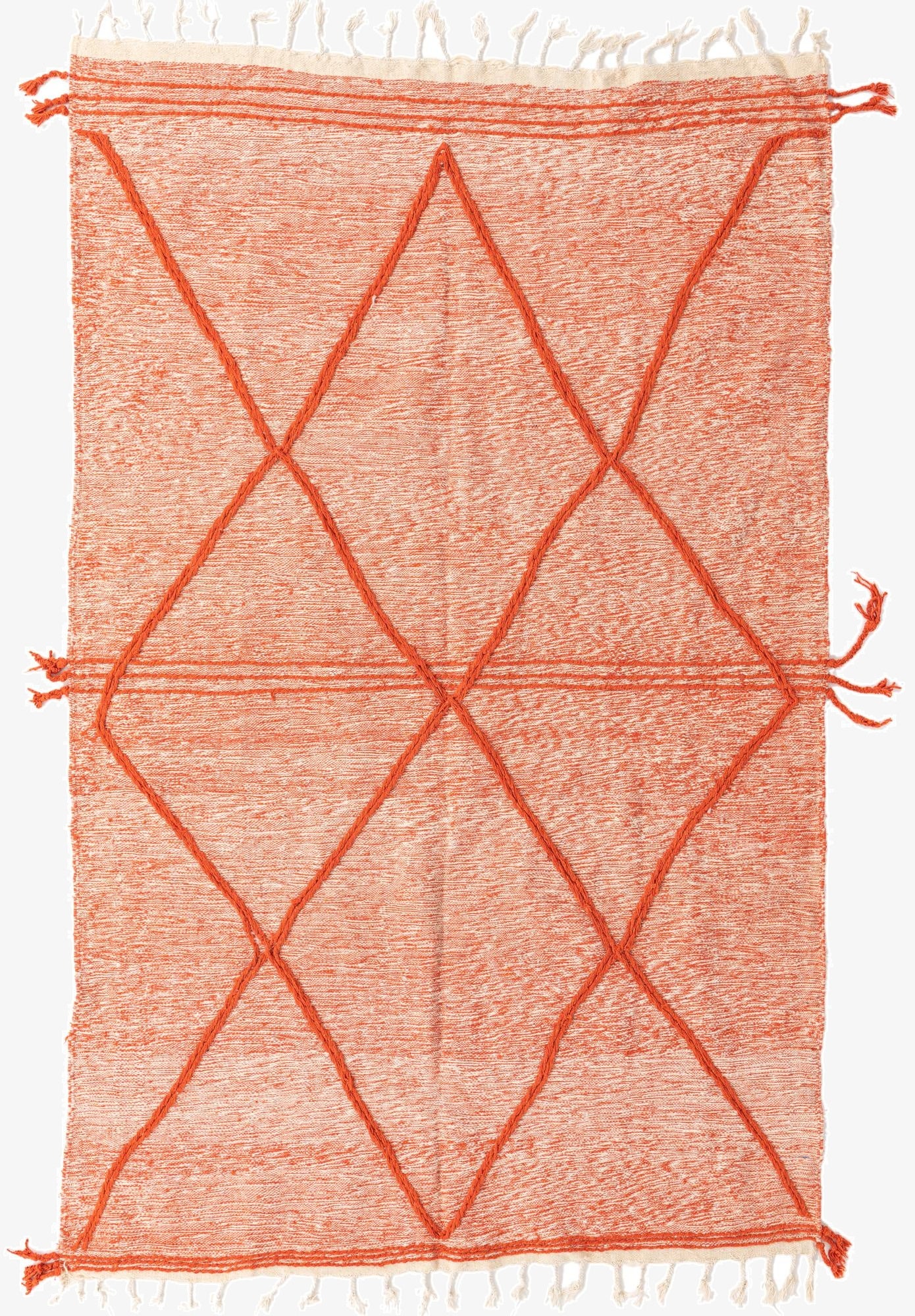  6' 5 x 10' 2  Hand Knotted Moroccan Wool Rug