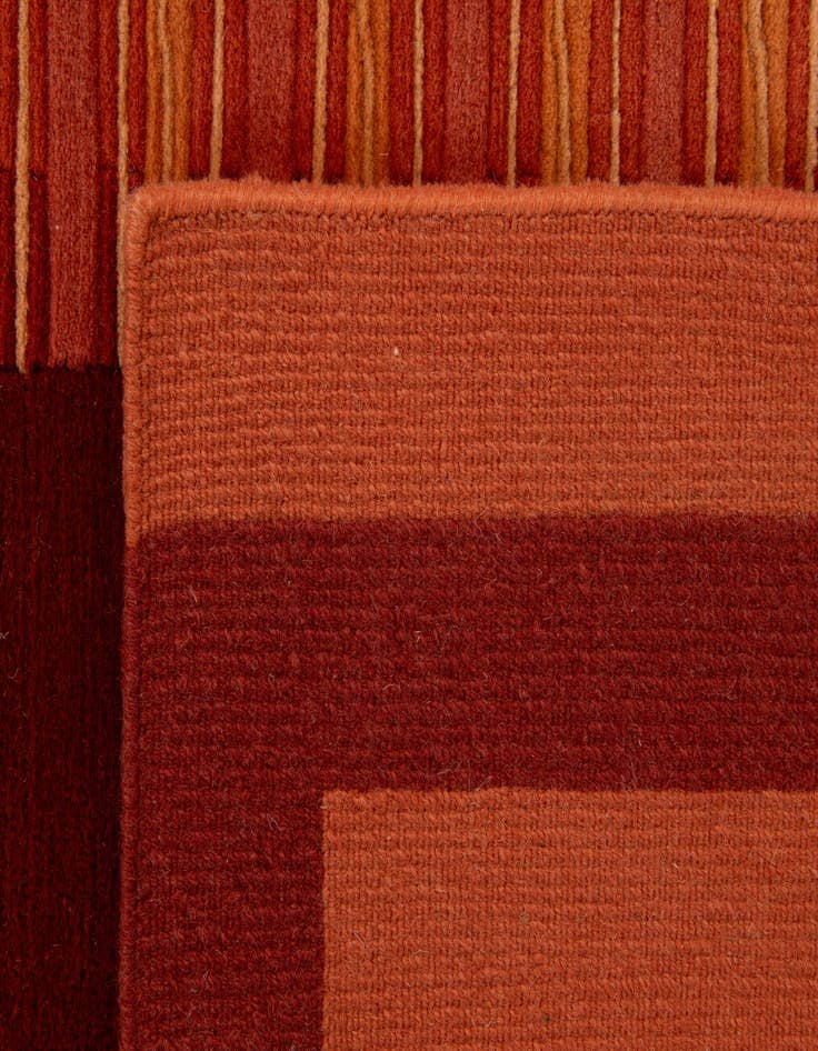 Detail image of  4' 8 x 6' 6  Hand Knotted Nepal Wool Rug