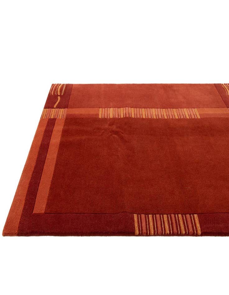 Detail image of  4' 8 x 6' 6  Hand Knotted Nepal Wool Rug